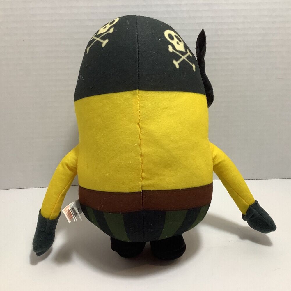 Toy Factory Pirate Despicable Me 10" Minion One Eye Minions Plush - Picture 3 of 6